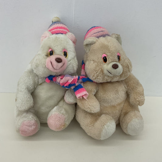 Vintage 1980s LOT 2 Large Teddy Remarkable Bears Plush Dolls Stuffed Animals 80s - Warehouse Toys