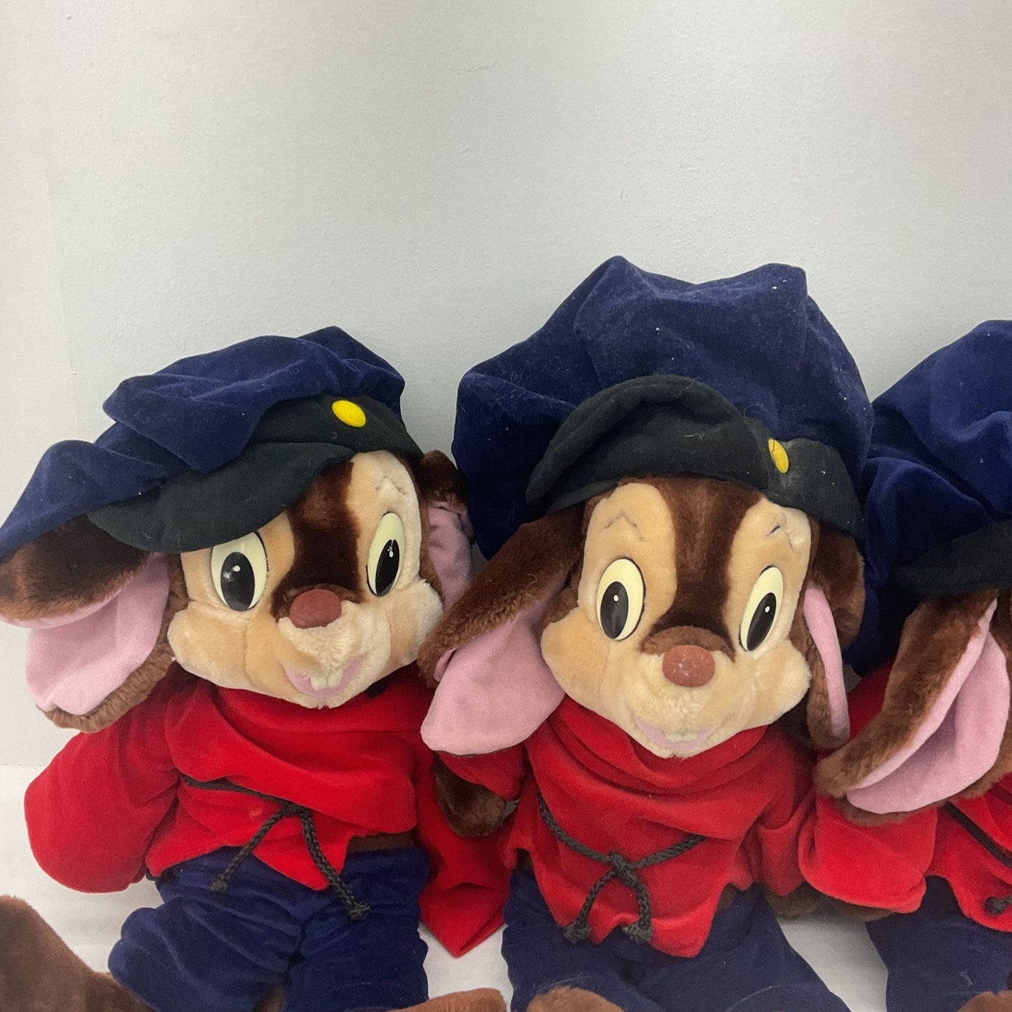 Vintage 1980s LOT 3 Don Bluth An American Tail Fievel Mousekewitz Plush Dolls - Warehouse Toys