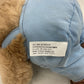 Vintage 1980s Prestige Brown Teddy Bear in Blue Outfit Plush Doll Toy Doll - Warehouse Toys