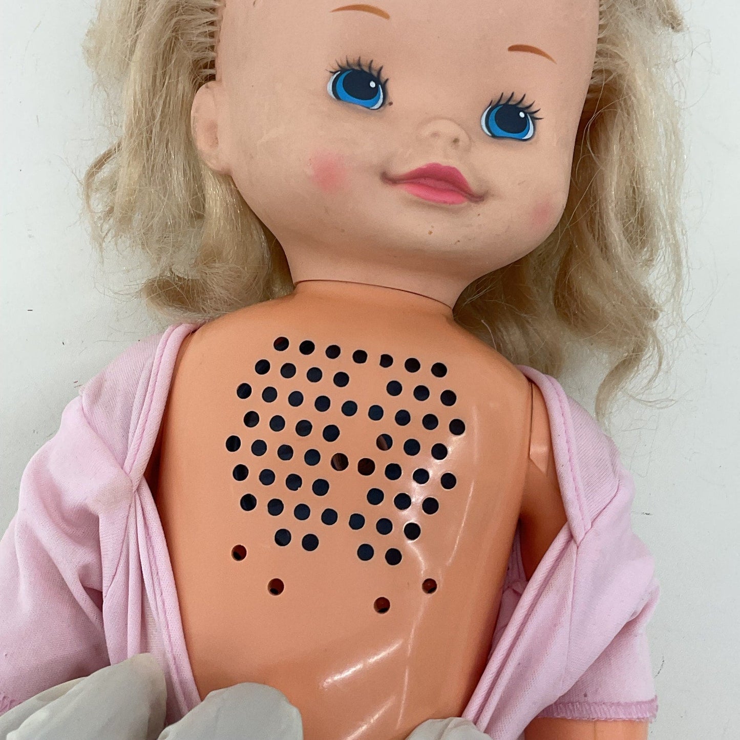 Vintage 1983 Mattel Chatty Patty Baby Play Doll Toy SOLD AS IS UNTESTED - Warehouse Toys