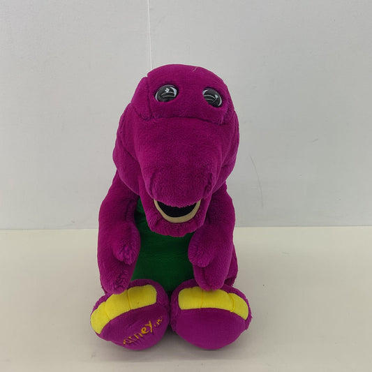 Vintage 1990s PBS Barney the Purple Dinosaur & Friends Plush Doll Stuffed Animal - Warehouse Toys