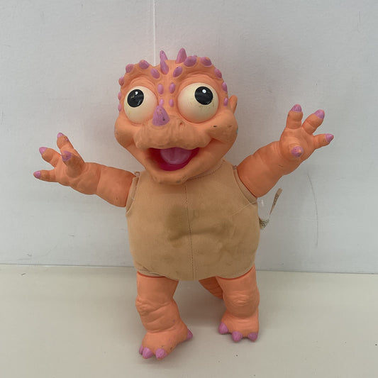 Vintage 1991 Street Kids Dinosaur Babyee Rubber Headed Baby Doll Plush Stuffed - Warehouse Toys