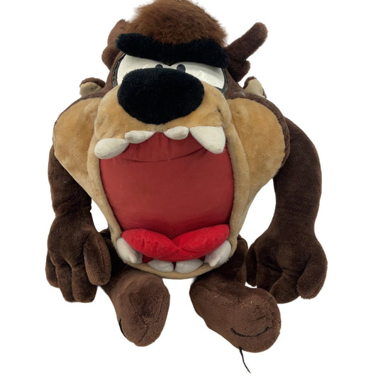 Vintage 1994 Ace Novelty Looney Tunes TAZ Tazmanian Devil Jumbo Large Plush Doll - Warehouse Toys