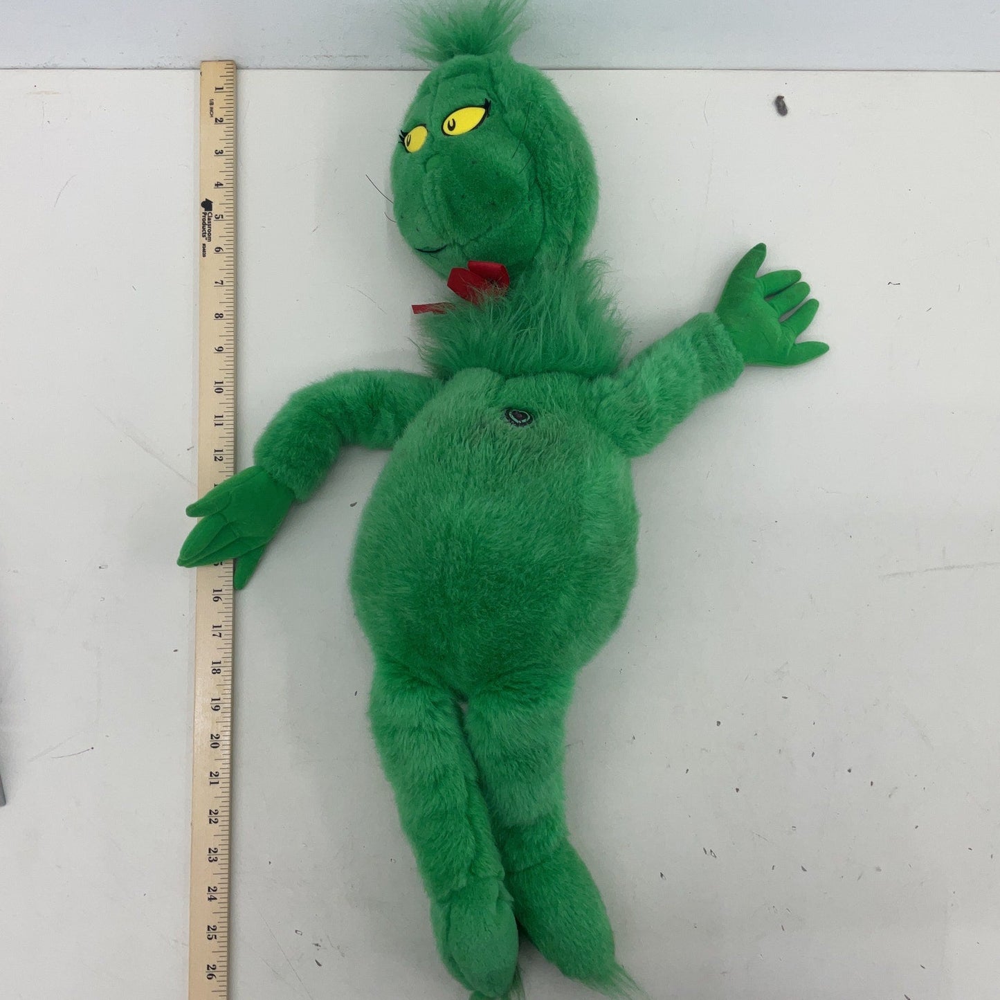 Vintage 1997 LOT 2 Macy's Green Large Grinch Who Stole Xmas Dr. Seuss Plush Toys - Warehouse Toys