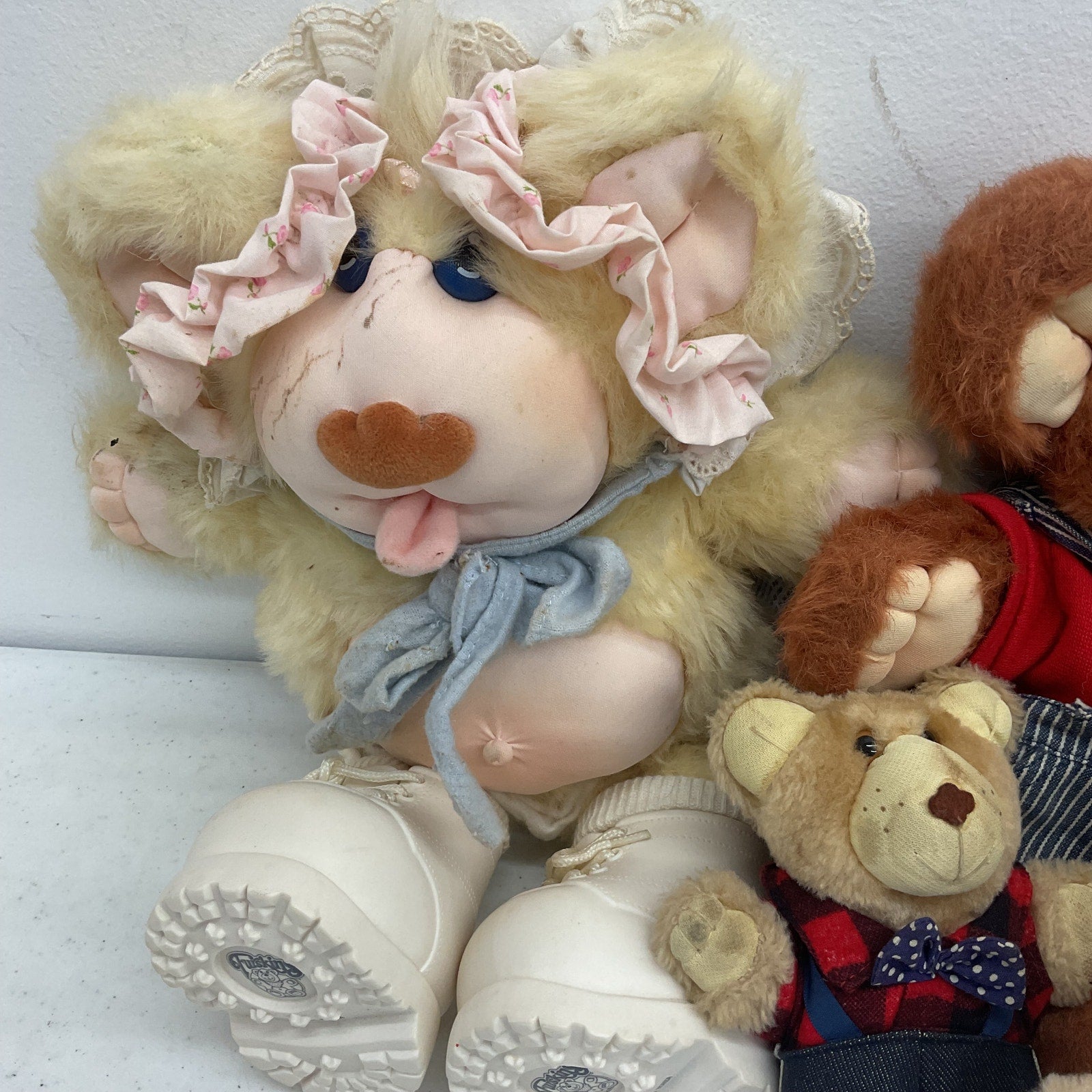 Vintage 5 lbs LOT Preowned Xavier Roberts Furskins Country Home Teddy Bears - Warehouse Toys