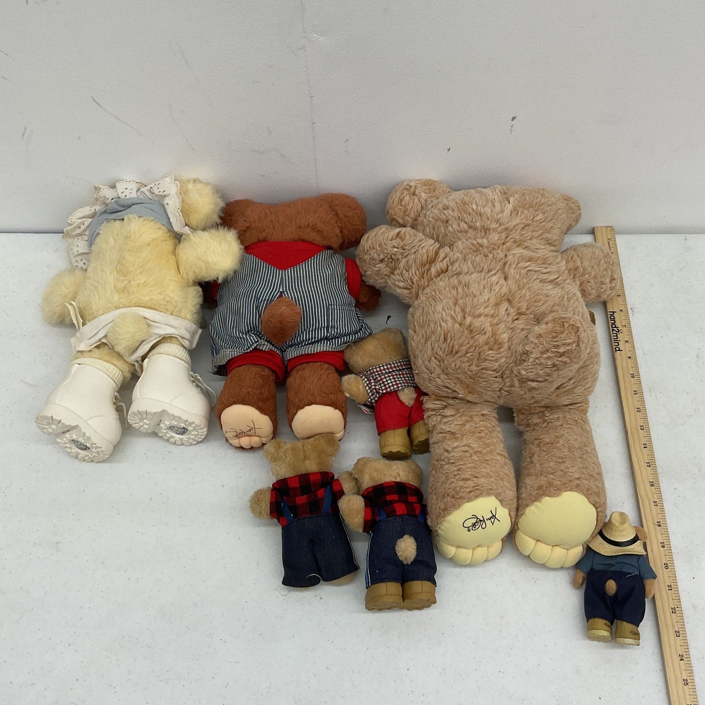 Vintage 5 lbs LOT Preowned Xavier Roberts Furskins Country Home Teddy Bears - Warehouse Toys