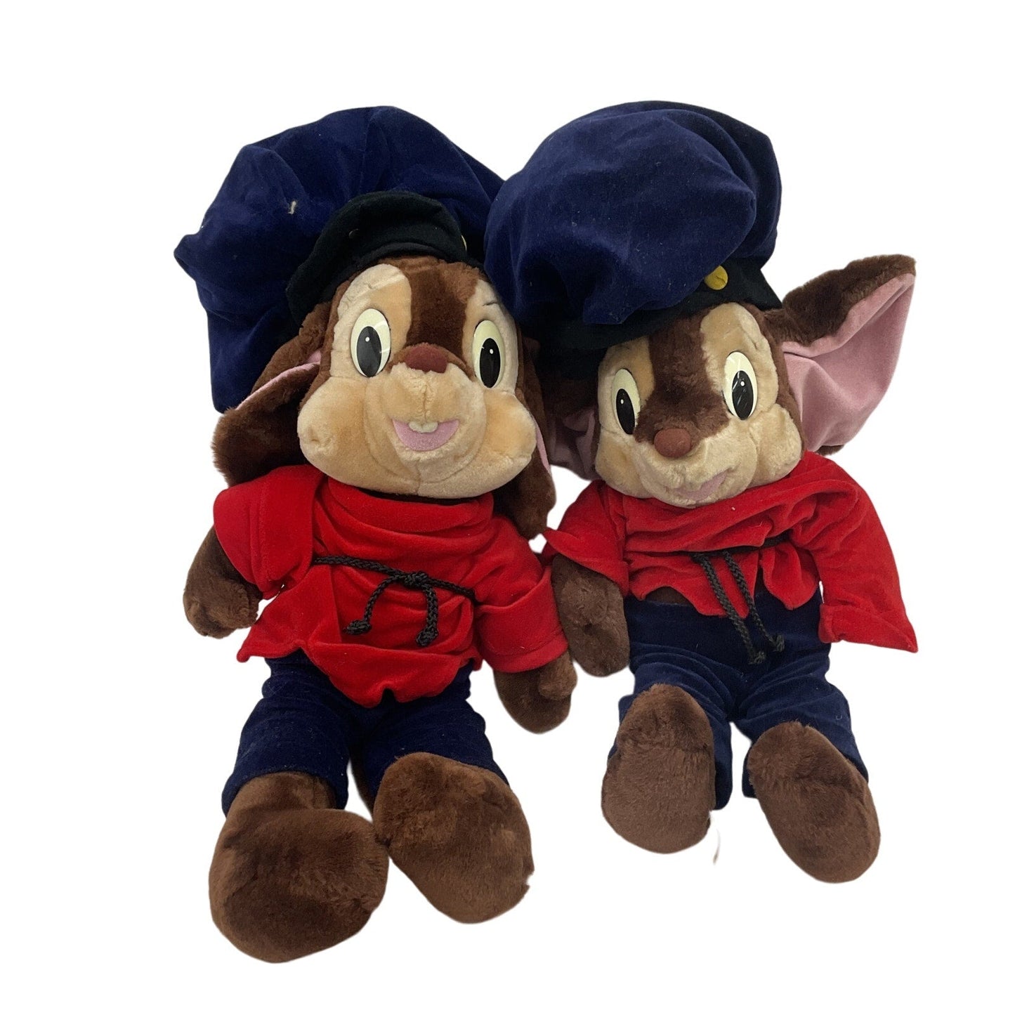 Vintage 80s An American Tail Fievel Mousekewitz Mouse Plush Doll LOT of 2 - Warehouse Toys