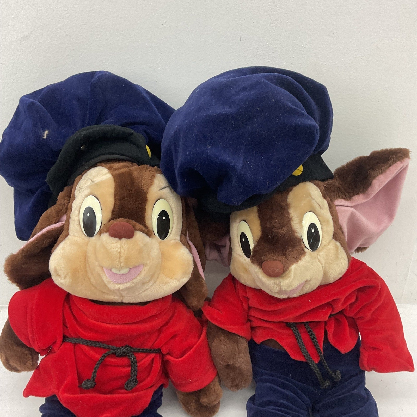 Vintage 80s An American Tail Fievel Mousekewitz Mouse Plush Doll LOT of 2 - Warehouse Toys