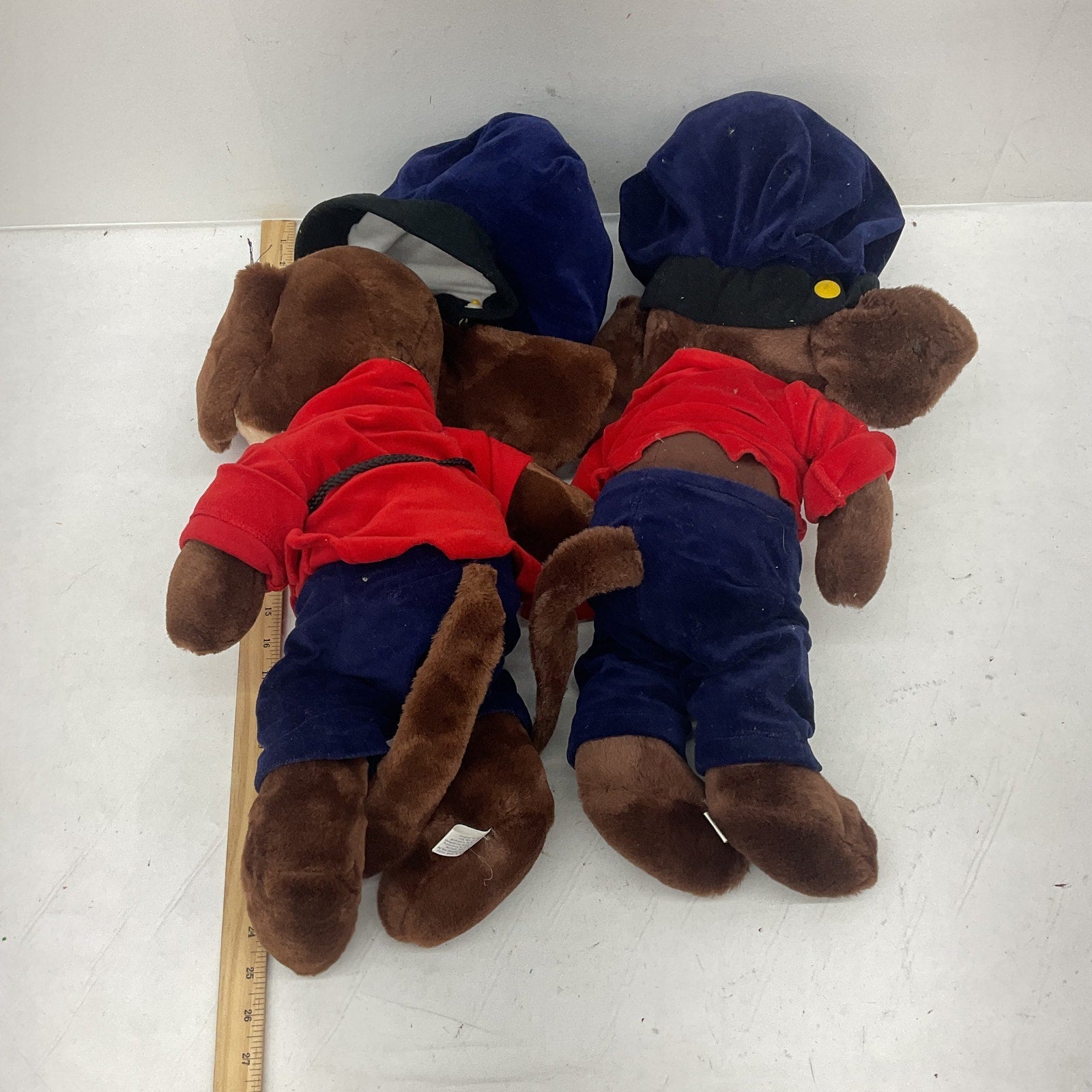 Vintage 80s An American Tail Fievel Mousekewitz Mouse Plush Doll LOT of 2 - Warehouse Toys