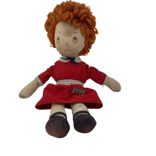 Vintage Applause Annie Musical Plush Doll Souvenir AS IS - Warehouse Toys