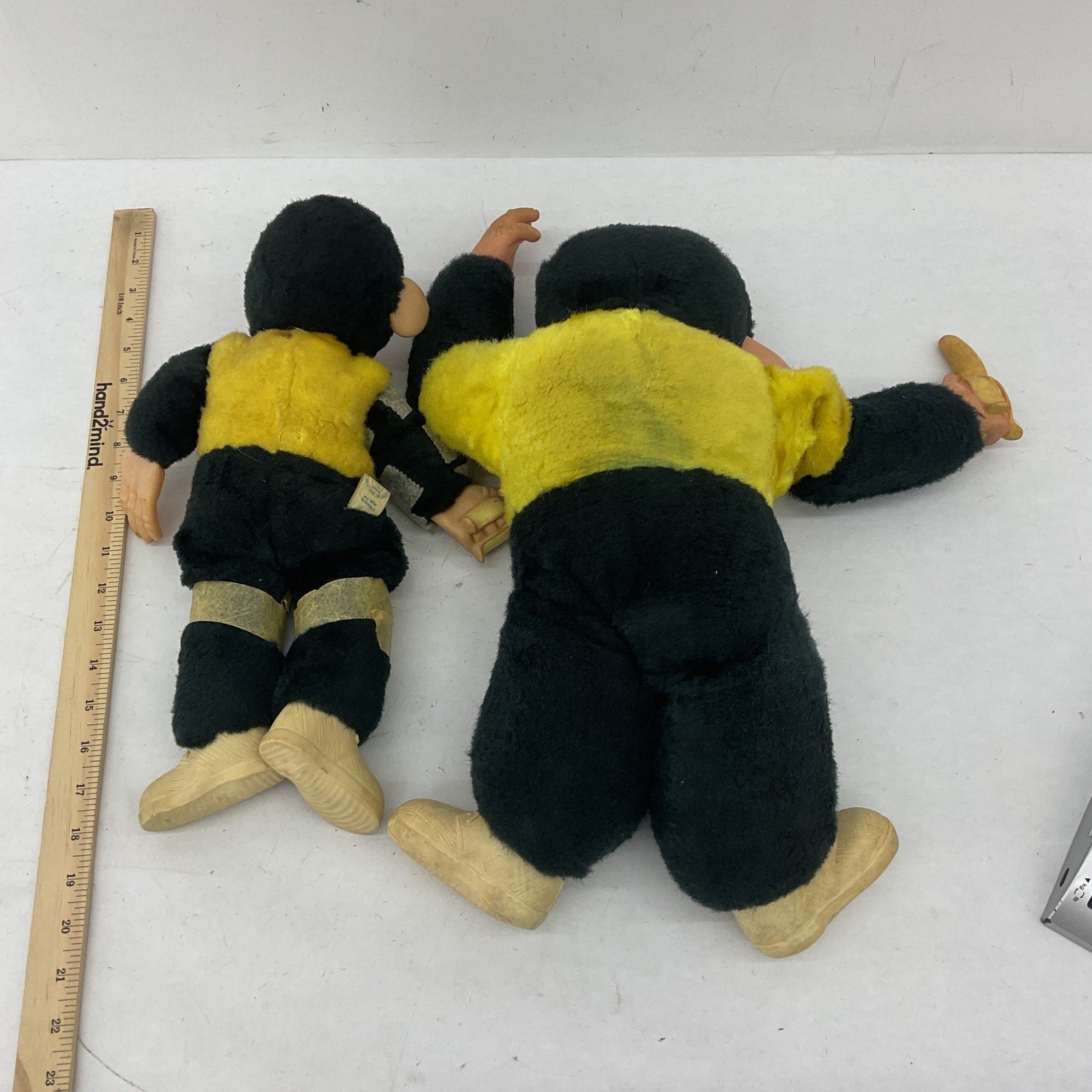 Vintage Commonwealth Mr. Bim Monkey Rubber Faced Plush Dolls LOT Zip Zippy LOT - Warehouse Toys