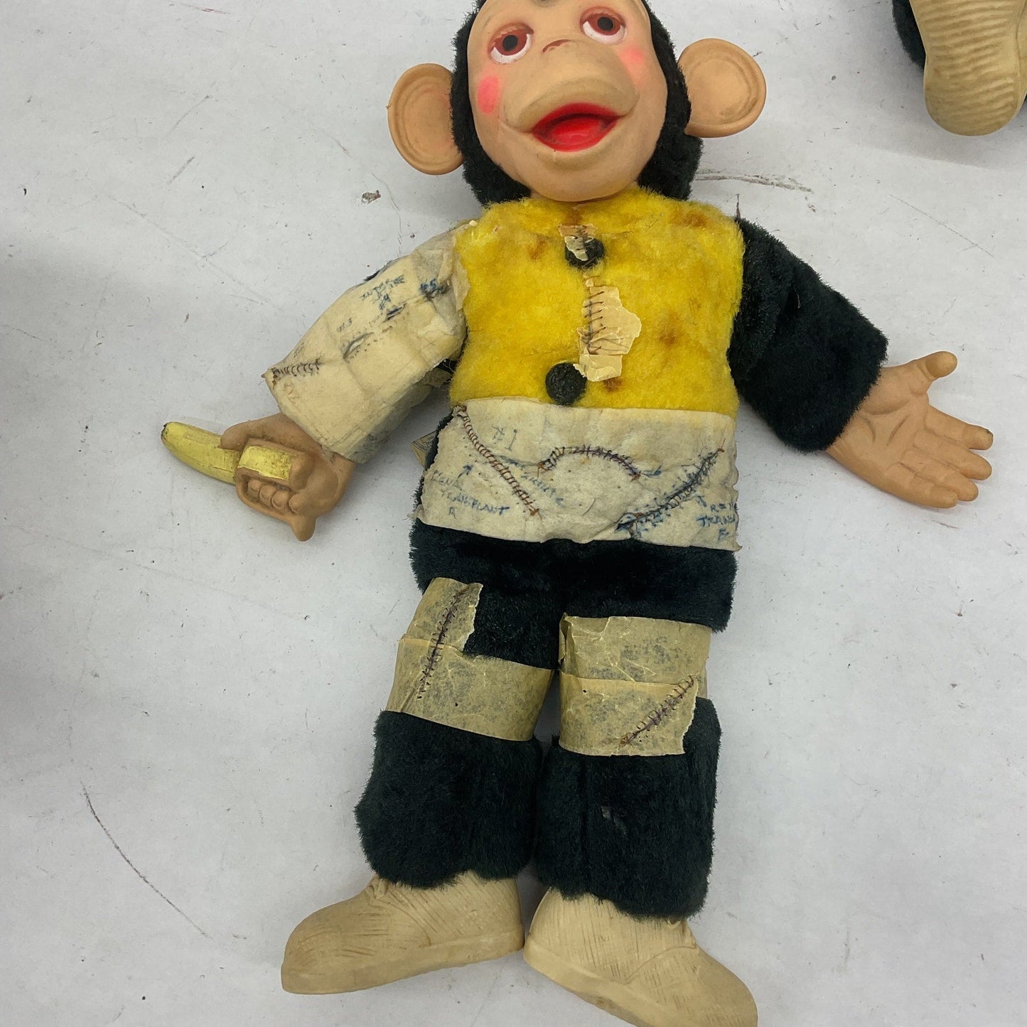 Vintage Commonwealth Mr. Bim Monkey Rubber Faced Plush Dolls LOT Zip Zippy LOT - Warehouse Toys