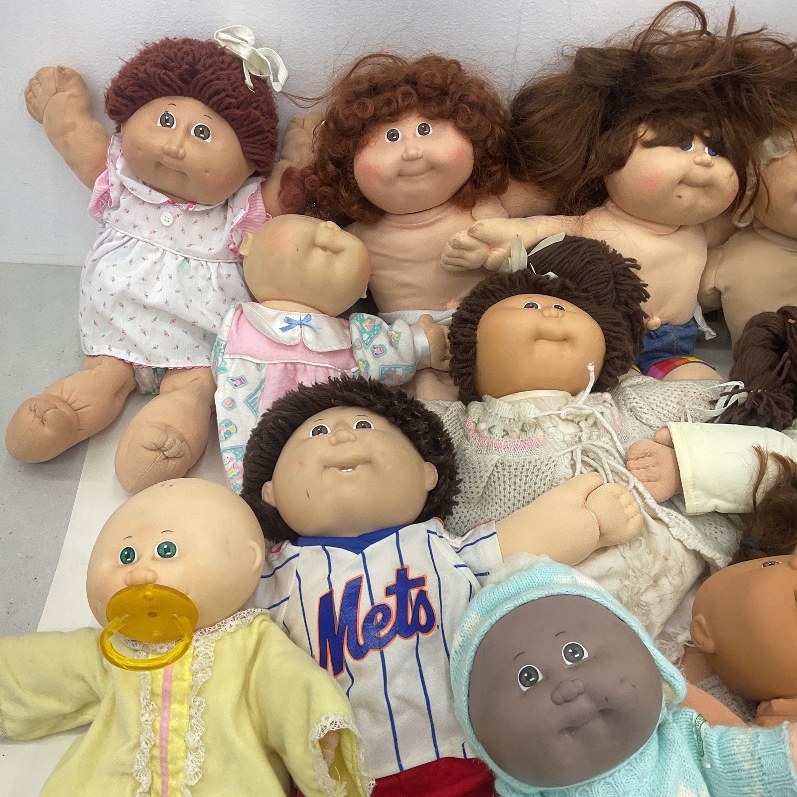 Vintage CPK Cabbage Patch Kids Baby Dolls Newborns Yarn Hair Boys Girls  Preowned - Warehouse Toys