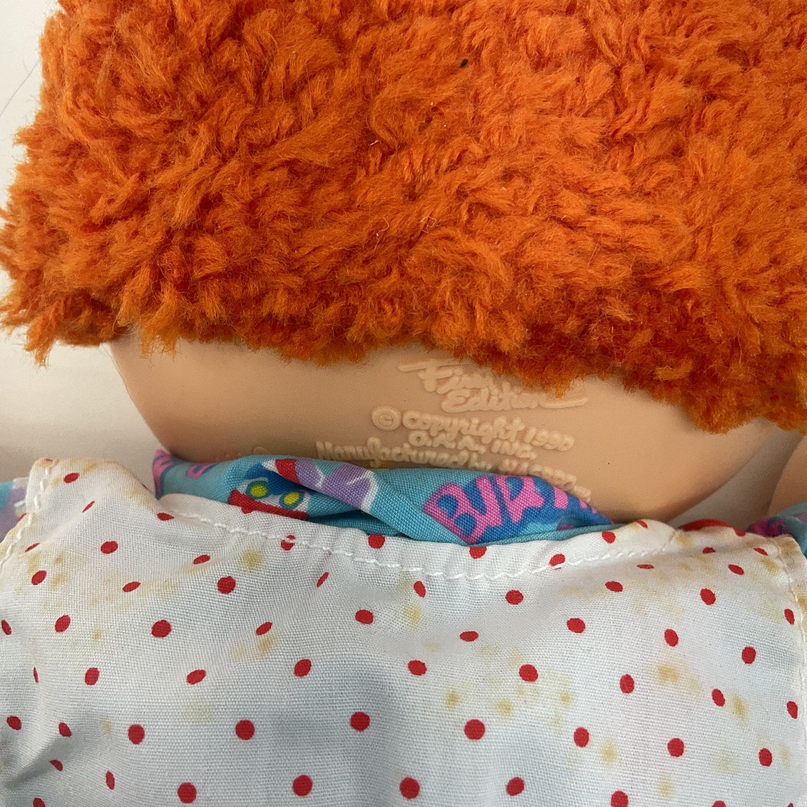 Vintage CPK Cabbage Patch Kids Red Hair Birthday Freckled Boy Play Baby Doll - Warehouse Toys