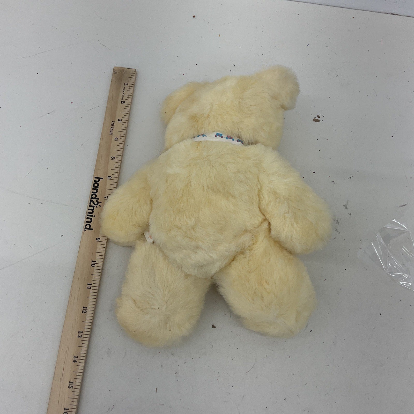 Vintage Cuddly Toys by Douglas Cream Fluffy Teddy Bear Plush Doll Stuffed Toy - Warehouse Toys