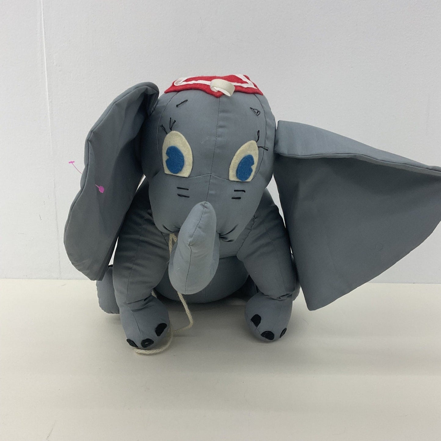 Vintage Disney Large Gray Dumbo Circus Elephant Character Plush Doll - Warehouse Toys