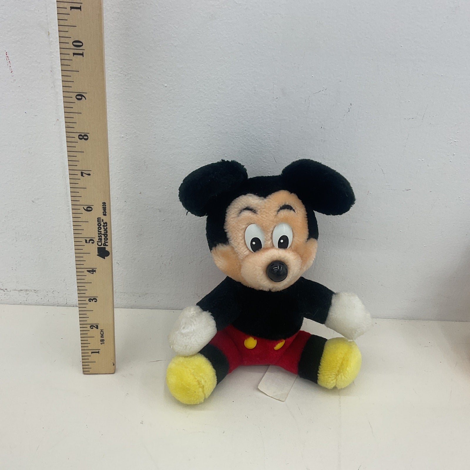 Vintage Disney LOT 3 Mini Plush Dolls Pinocchio Donald Duck Mickey Mouse Stuffed - Warehouse Toys