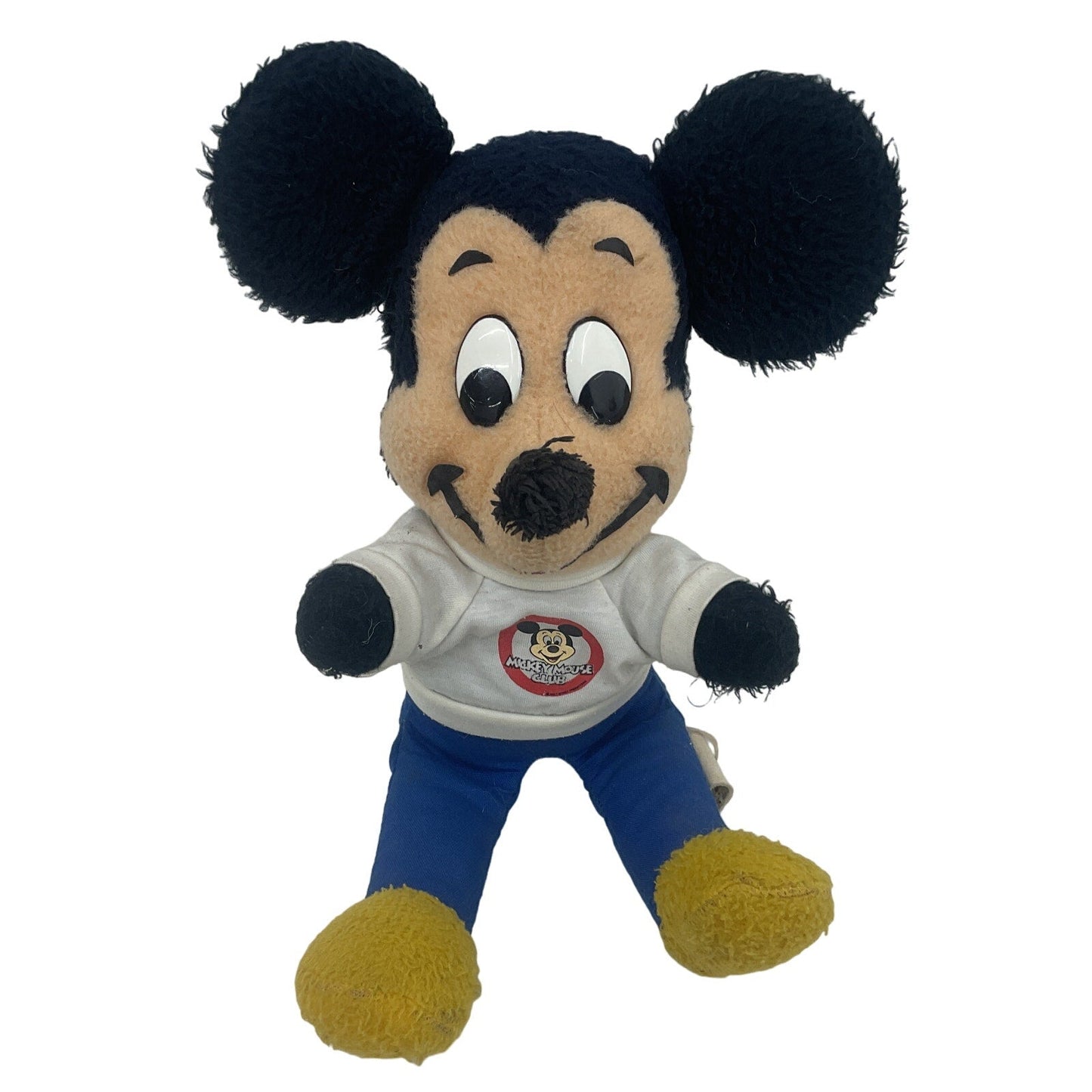 Vintage Disney Mickey Mouse Club Plush Doll Stuffed Animal Preowned 1970s - Warehouse Toys