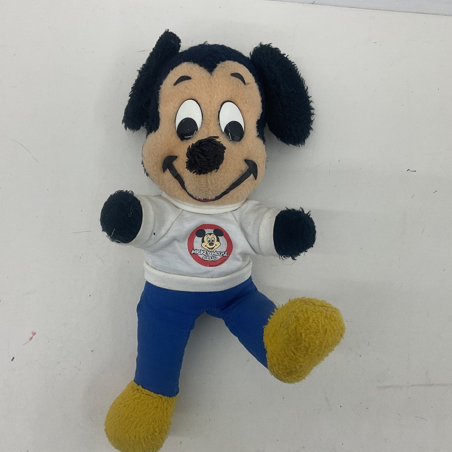 Vintage Disney Mickey Mouse Club Plush Doll Stuffed Animal Preowned 1970s - Warehouse Toys