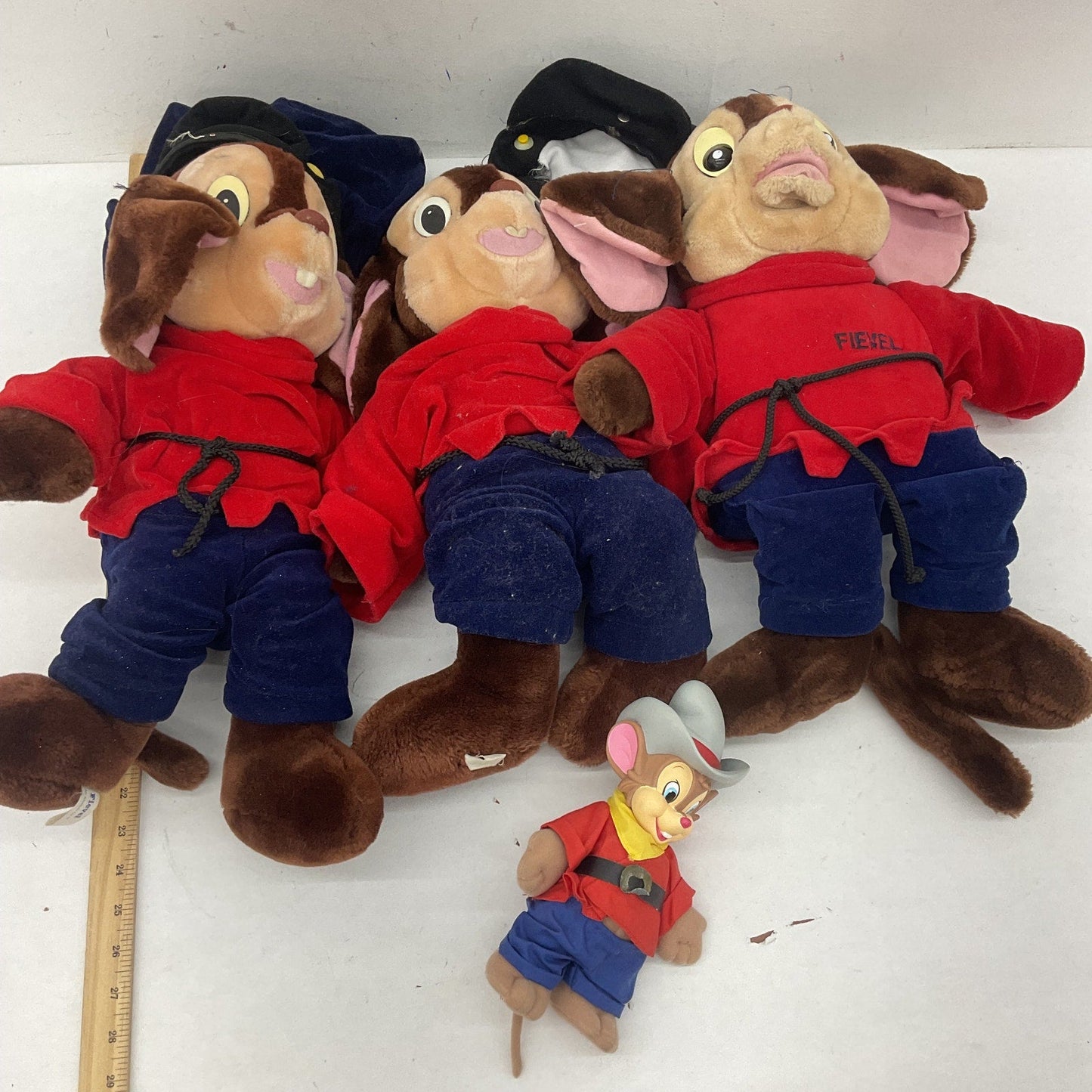 Vintage Don Bluth Fievel Mousekewitz An American Tail Goes West Plush Toy LOT - Warehouse Toys