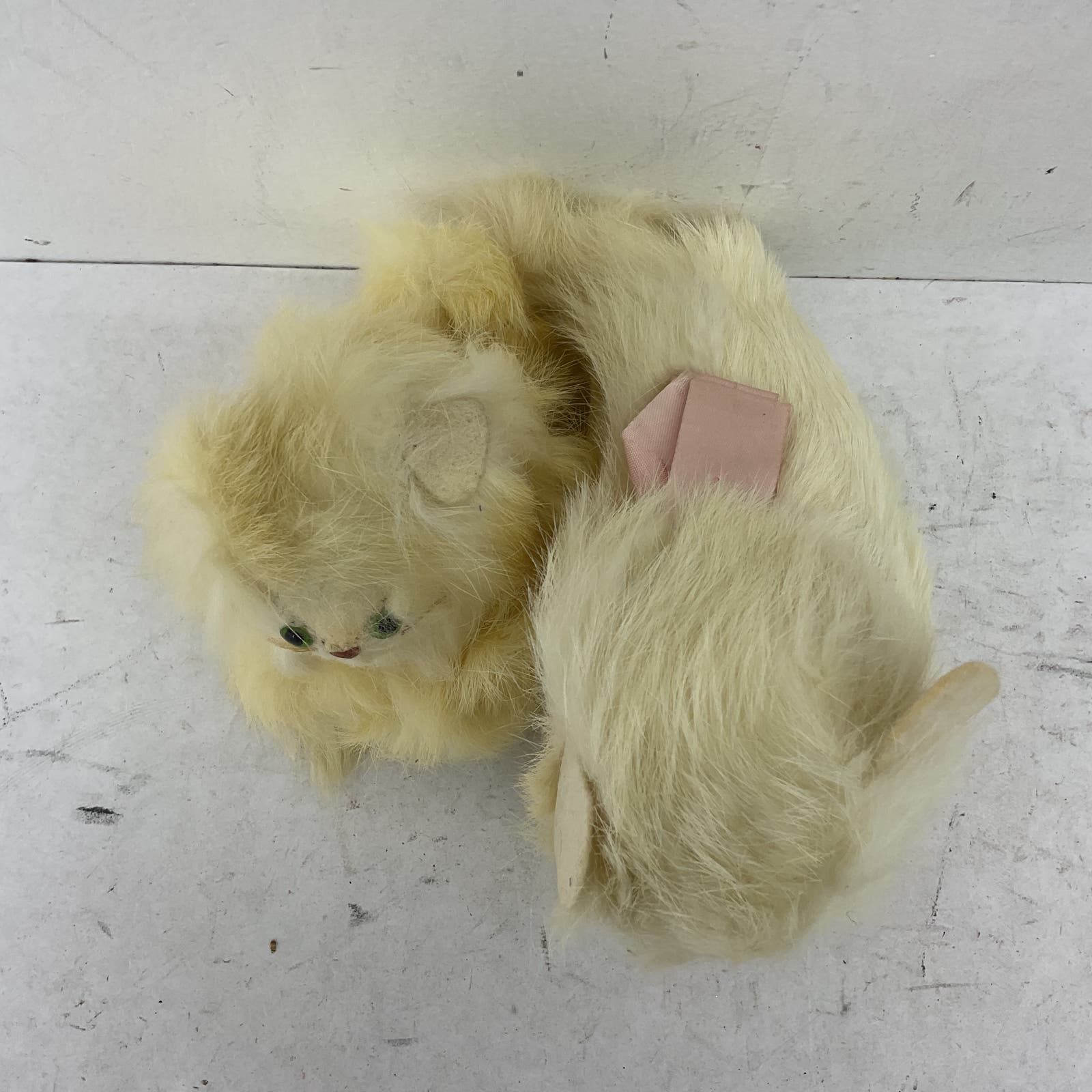 Vintage Fur Toy Lot Cat Dog Fair Prize 50s 60s Stuffed Animal - Warehouse Toys