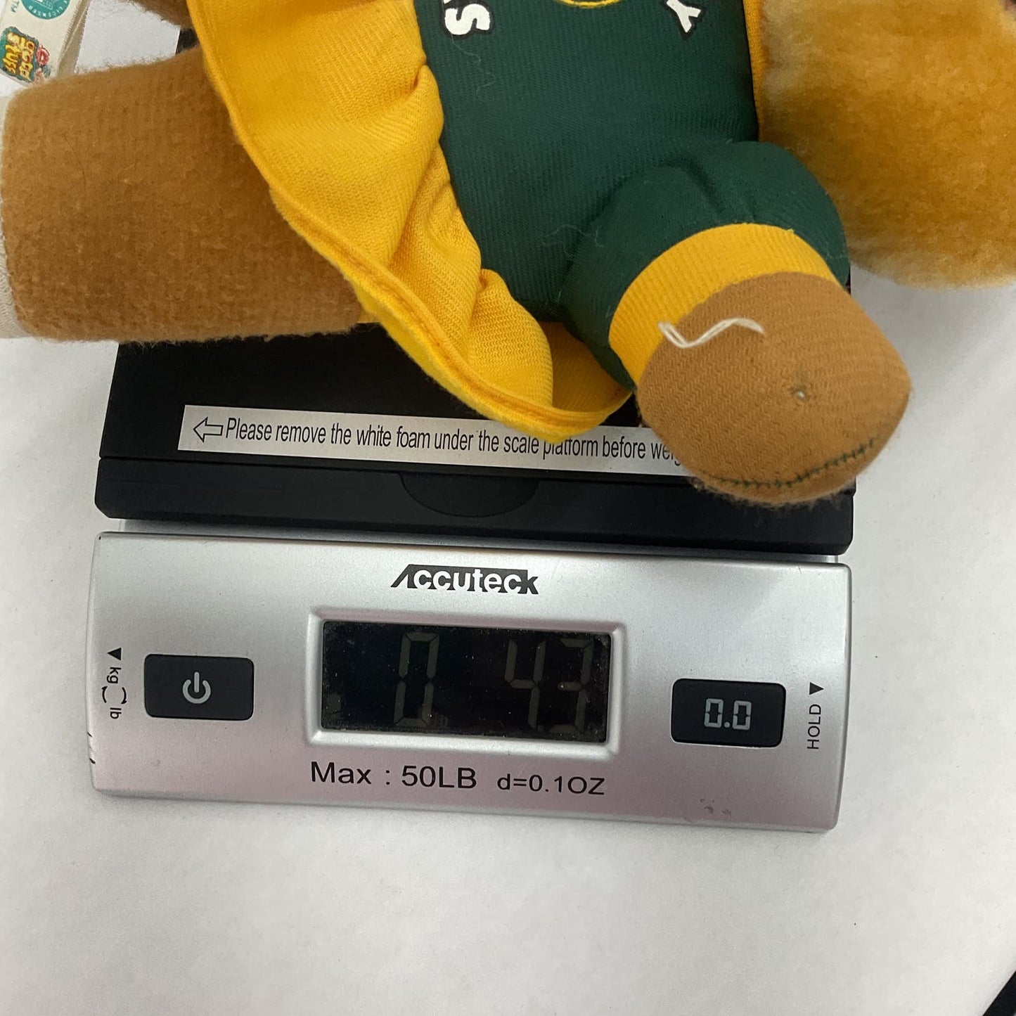 Vintage Good Stuff Green Bay Packers Teddy Bear Stuffed Animal Plush - Warehouse Toys