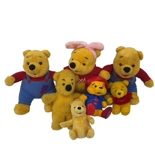 Vintage GUND & Others Winnie the Pooh Bear Preowned LOT 5 lbs Plush Dolls Toys - Warehouse Toys