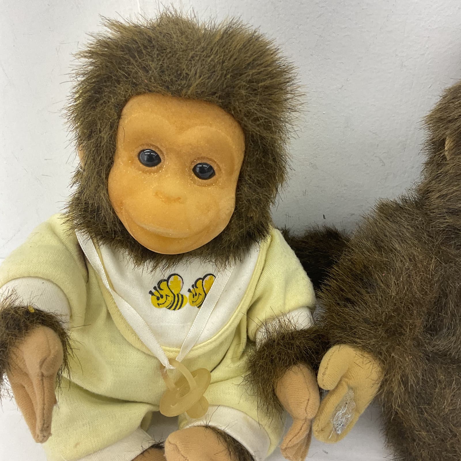 Vintage Hosung Brown Stuffed Animal Monkey Plush Toy Lot - Warehouse Toys