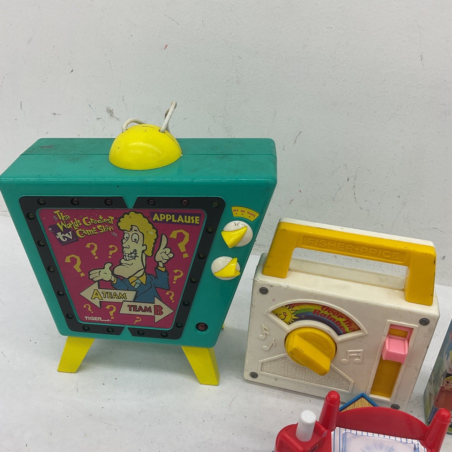 Vintage Interactive Toys LOT Fisher Price TV Radio Don't Wake Daddy Game Show - Warehouse Toys