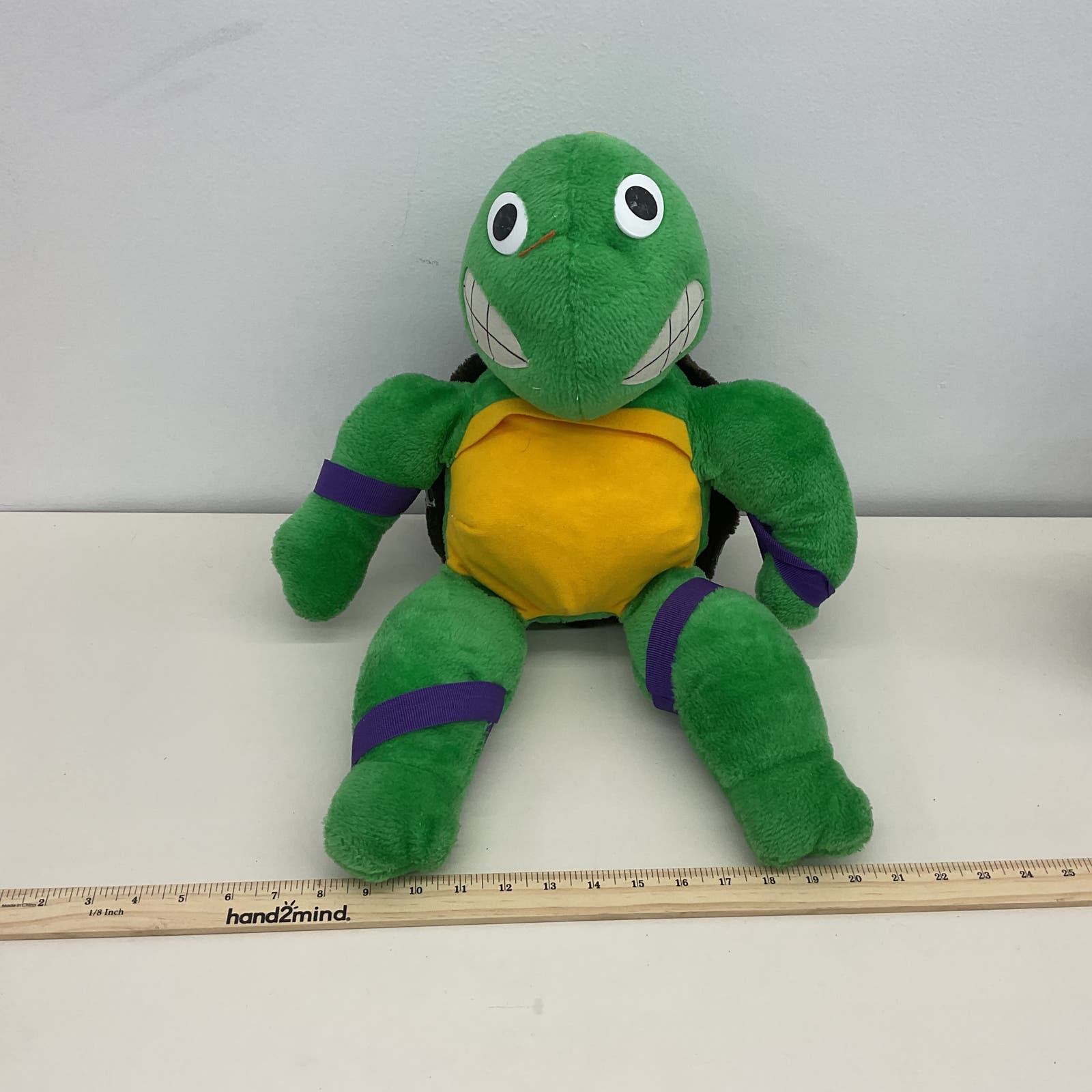 Vintage Jumbo Large TMNT Ninja Turtles Donatello Plush Doll 1990s - Warehouse Toys