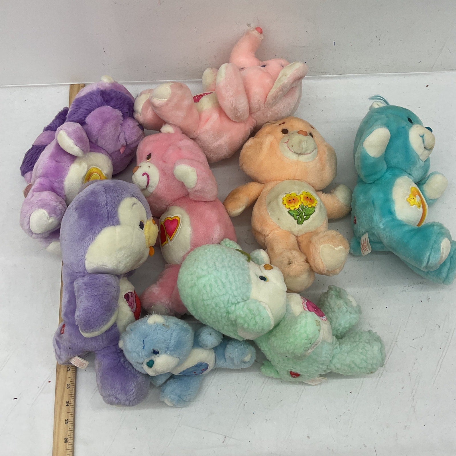 Vintage Kenner Care Bears Cousins Plush Dolls LOT Cozy Heart Penguin Lamb - Warehouse Toys