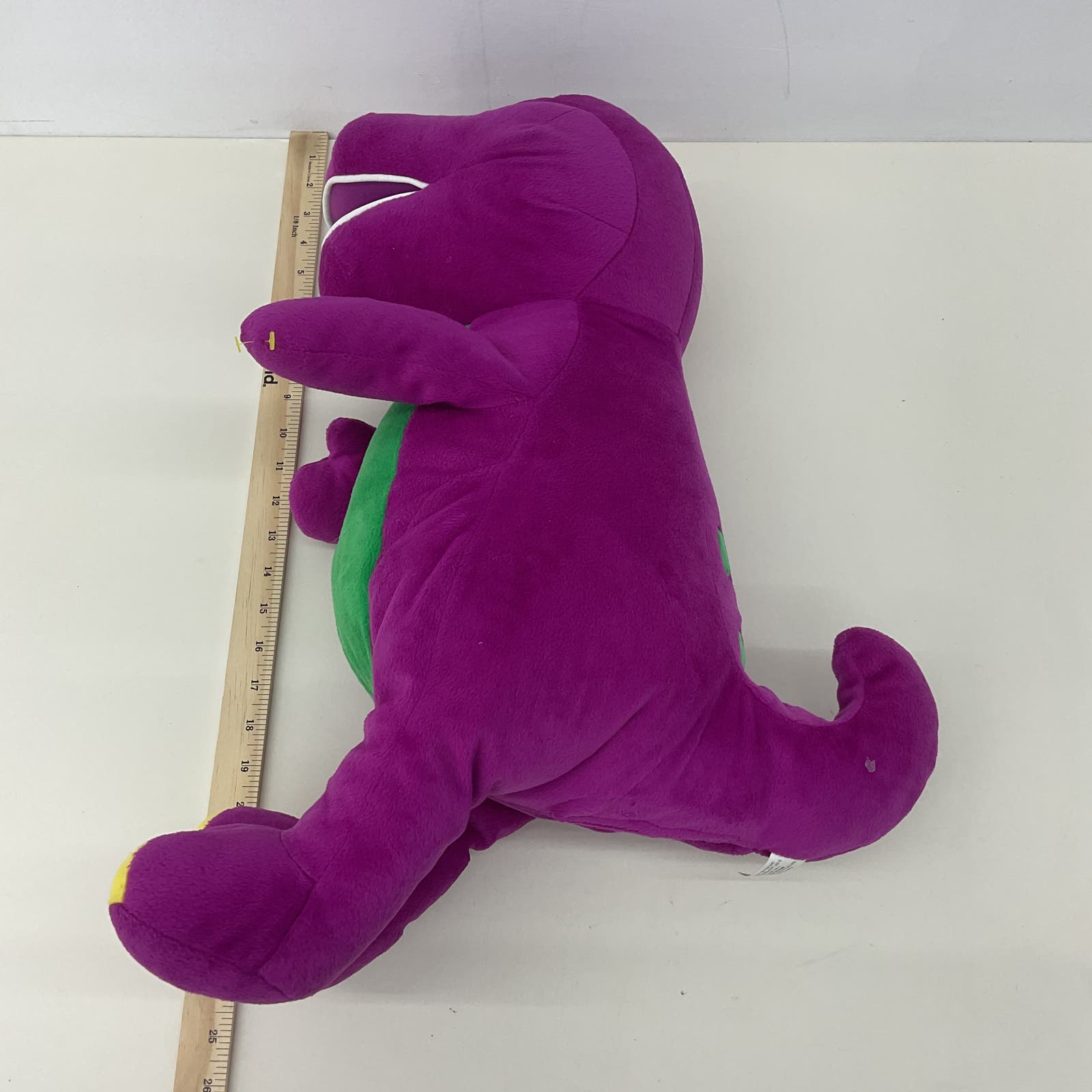 Vintage Large 1990s Barney & Friends Purple Dinosaur PBS Kids Plush Doll -  Warehouse Toys