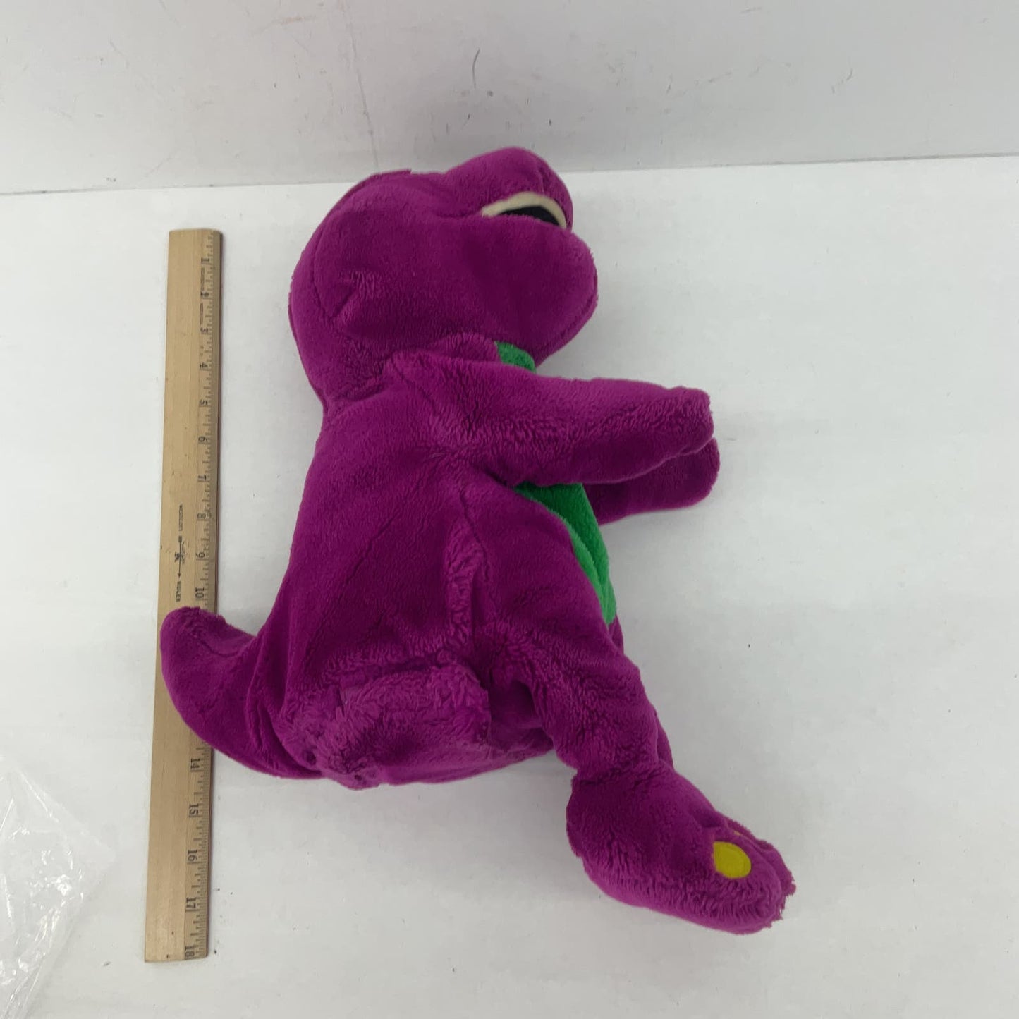 Vintage Large Barney the Purple Dinosaur Friends Dino Plush Stuffed Animal - Warehouse Toys