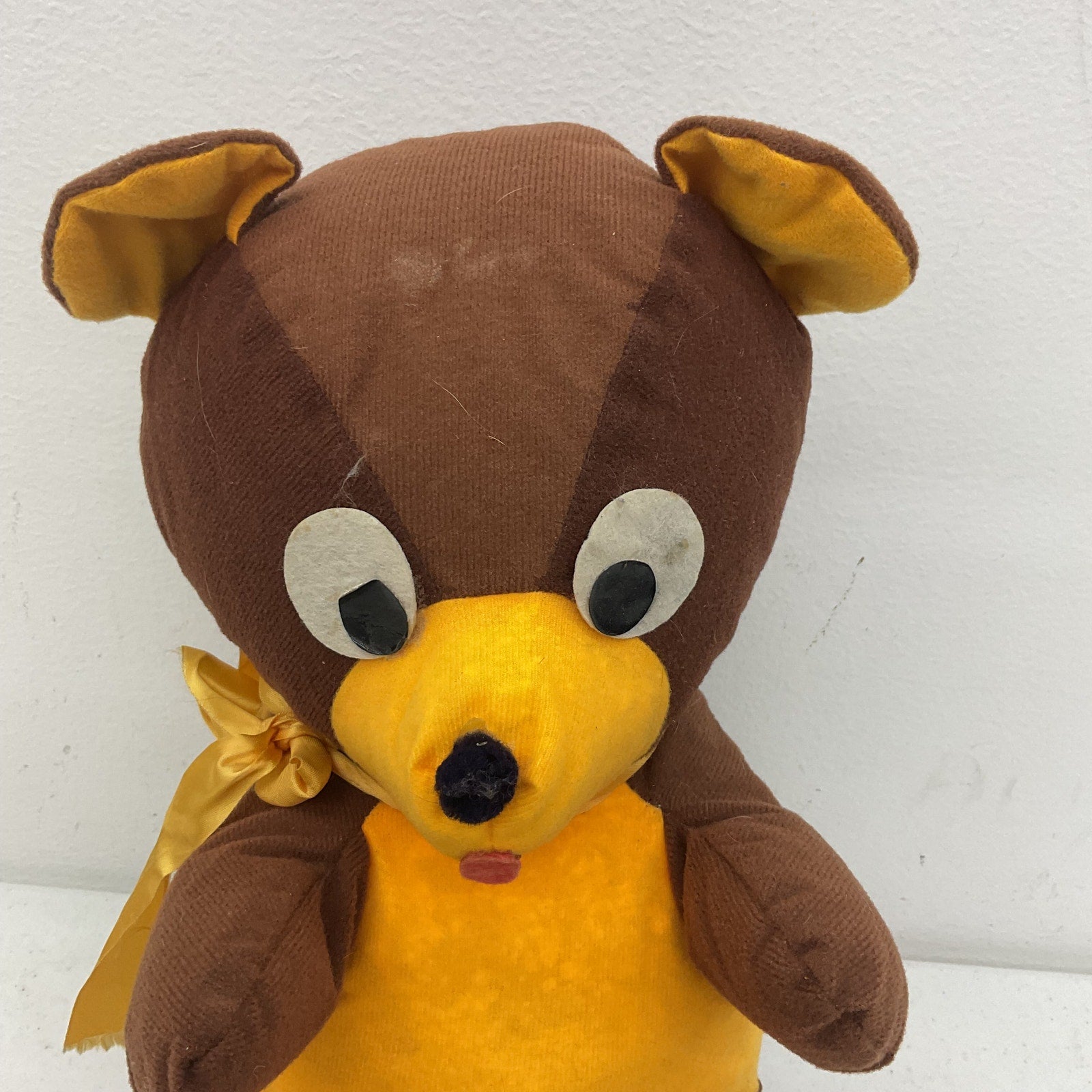 Vintage Large Novelty Carnival Prize Brown Teddy Bear Genie Toys Stuffed Animal - Warehouse Toys