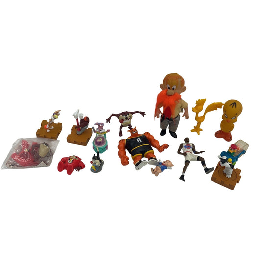Vintage Looney Tunes Yosemite Sam Space Jam Tweety Bird Toy Figures LOT Preowned - Warehouse Toys