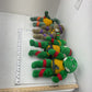 Vintage LOT 5 Various Sizes Teenage Mutant Ninja Turtle Stuffed Animal Preowned - Warehouse Toys
