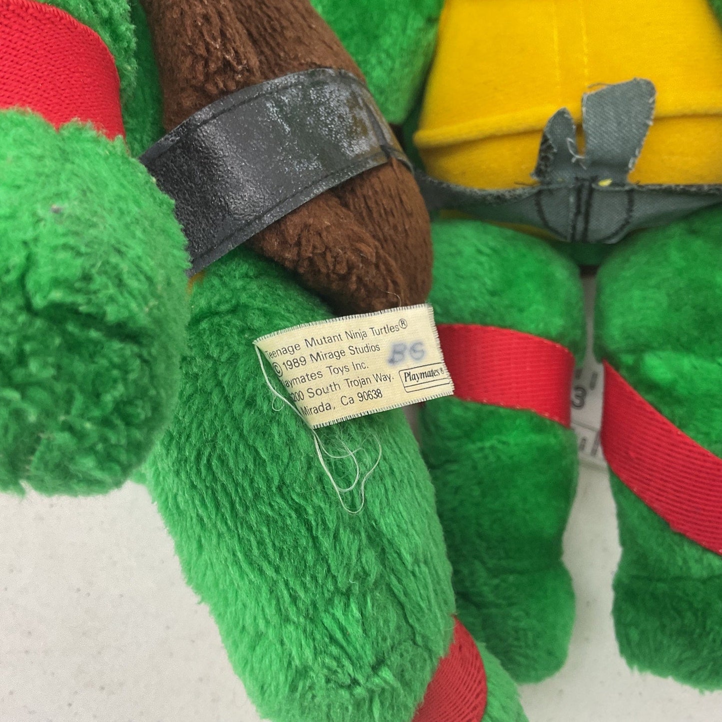 Vintage LOT 5 Various Sizes Teenage Mutant Ninja Turtle Stuffed Animal Preowned - Warehouse Toys