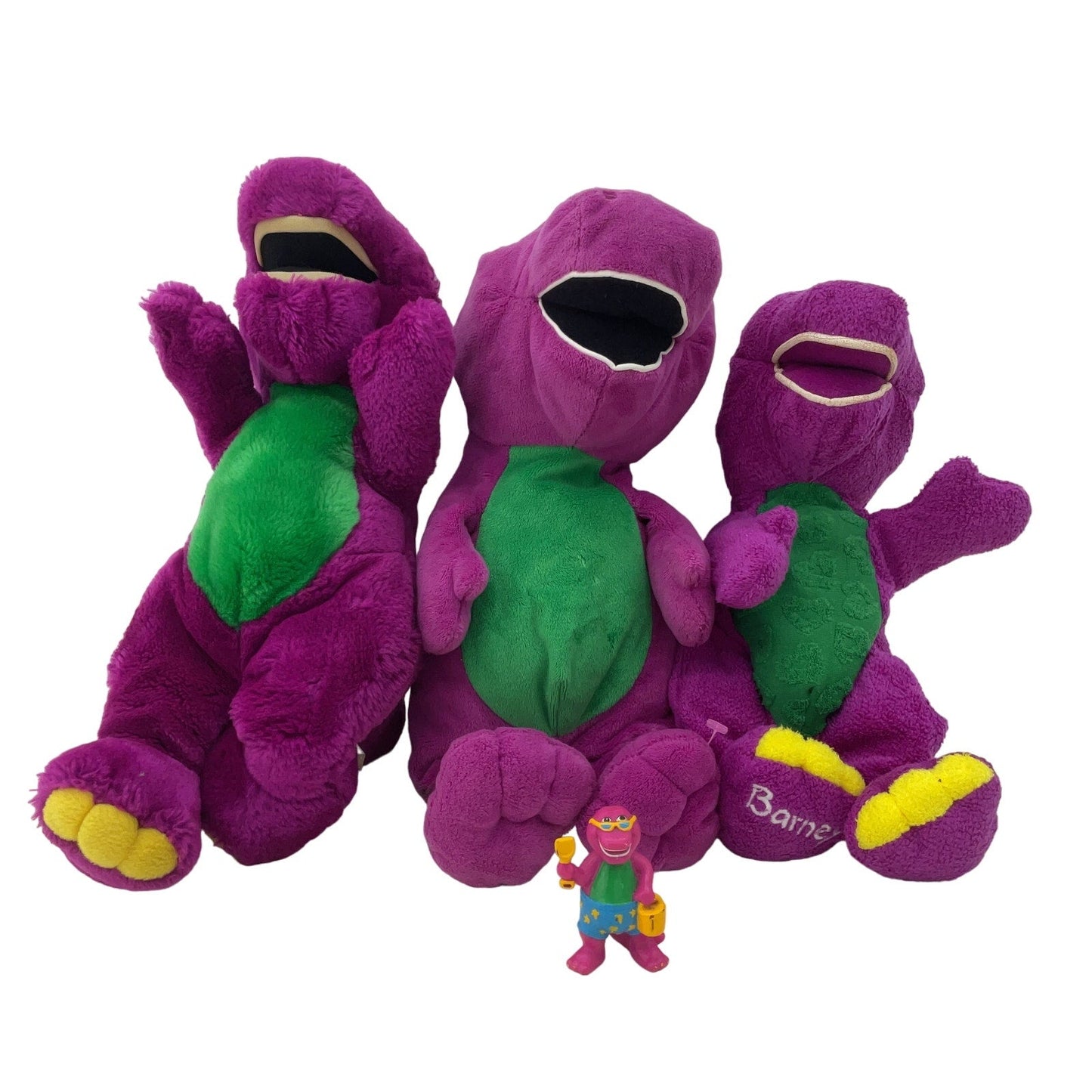 Vintage LOT Barney the Purple Dinosaur & Friends Plush Dolls & Toy Figures - Warehouse Toys