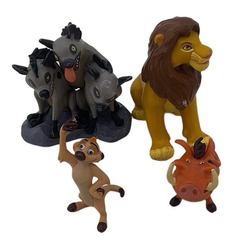 Vintage LOT Disney The Lion King Hyenas Timon Puumba Mufasa Lion Toy Figures - Warehouse Toys