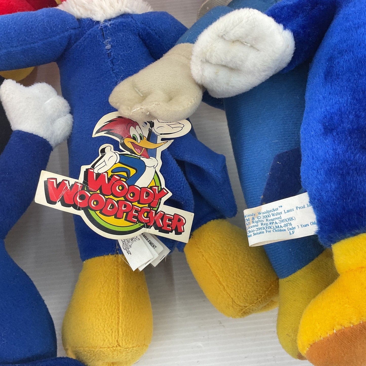 Vintage Lot of 5 Woody Woodpecker Stuffed Toy Plush Looney Tunes Preowned - Warehouse Toys