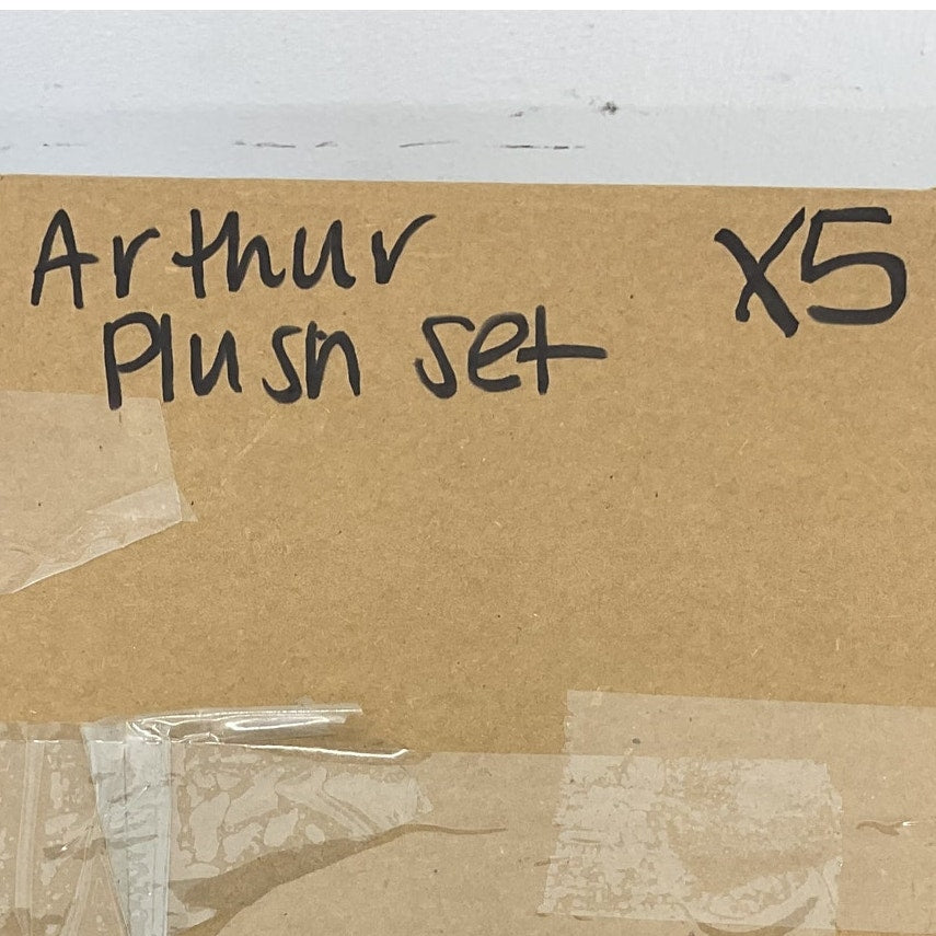 Vintage Lot of 8 Eden Arthur PBS Plush Stuffed Toys Francine Buster Pre - Owned - Warehouse Toys