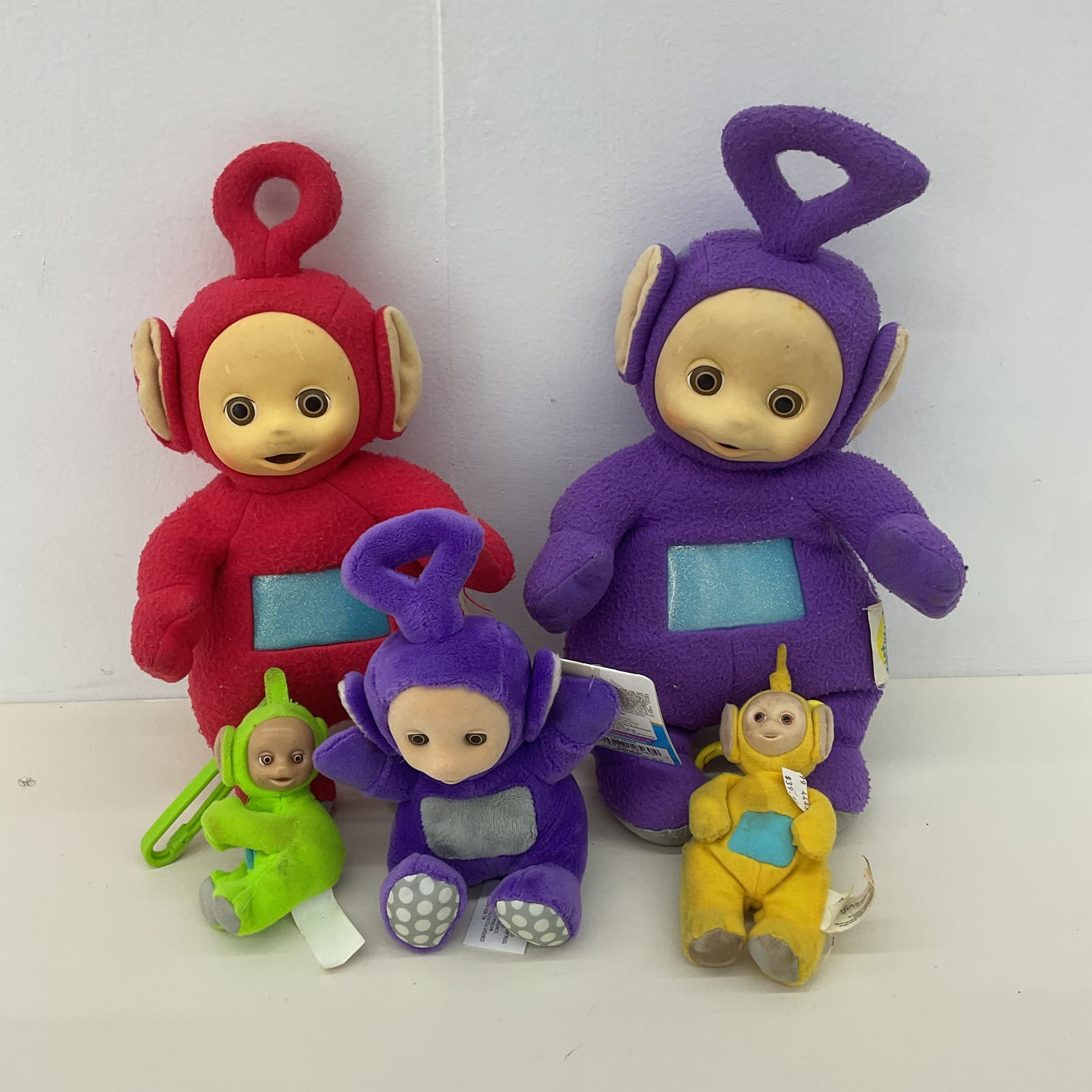 Vintage LOT Teletubbies Plush Dolls Po Laa Laa Tinky Winkly Plush Dolls 90s - Warehouse Toys