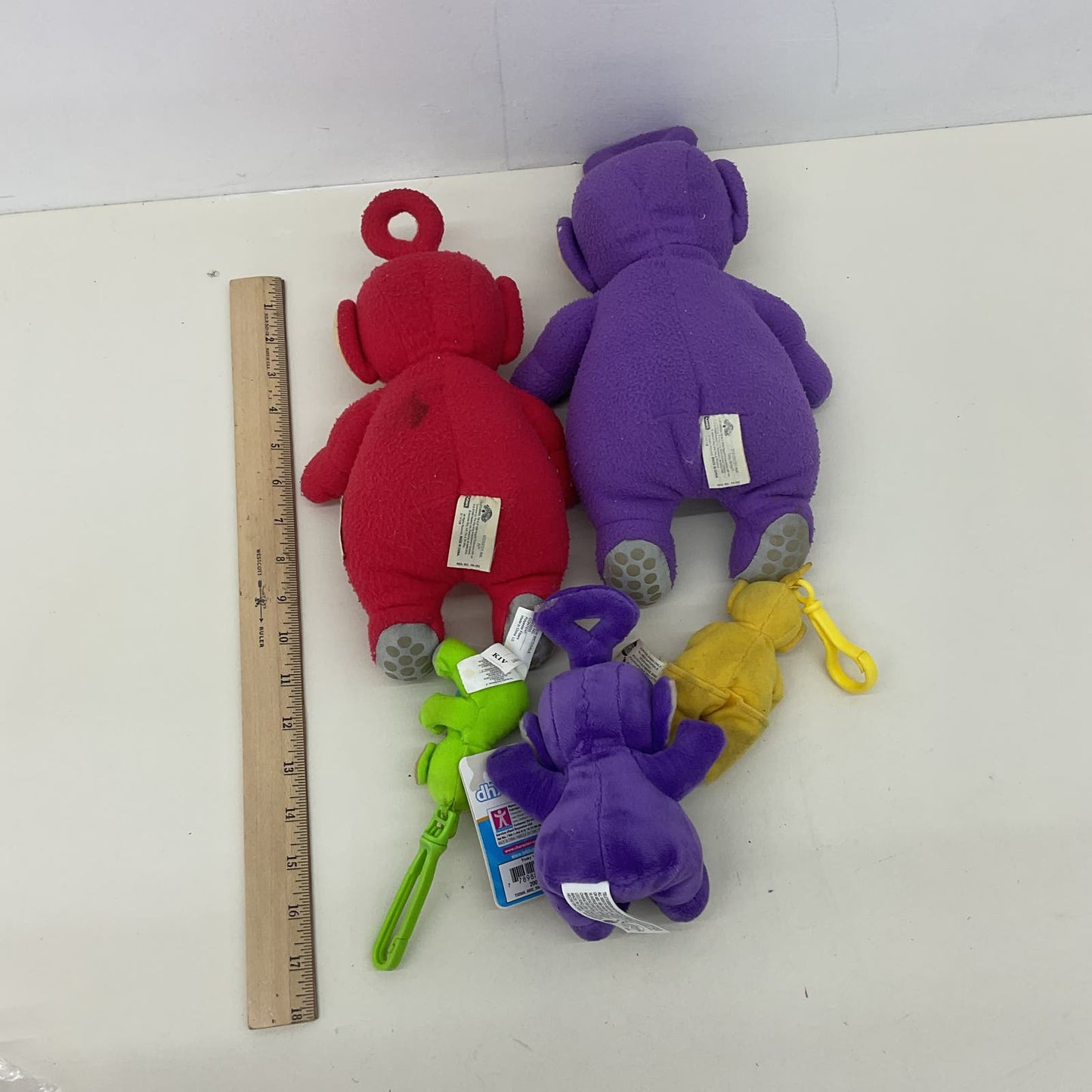 Vintage LOT Teletubbies Plush Dolls Po Laa Laa Tinky Winkly Plush Dolls 90s - Warehouse Toys