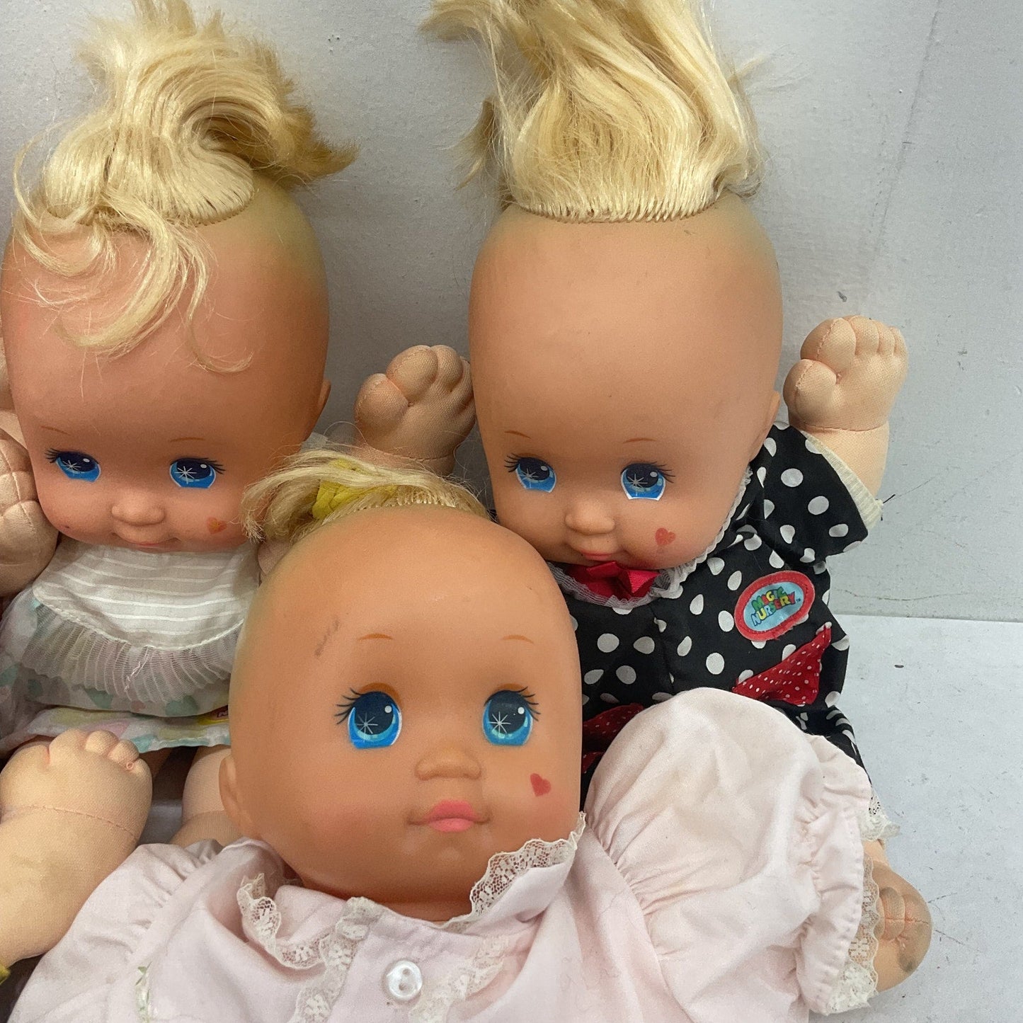 Vintage Mattel Magic Nursery & Others Baby Play Dolls Preowned LOT 80s 90s - Warehouse Toys