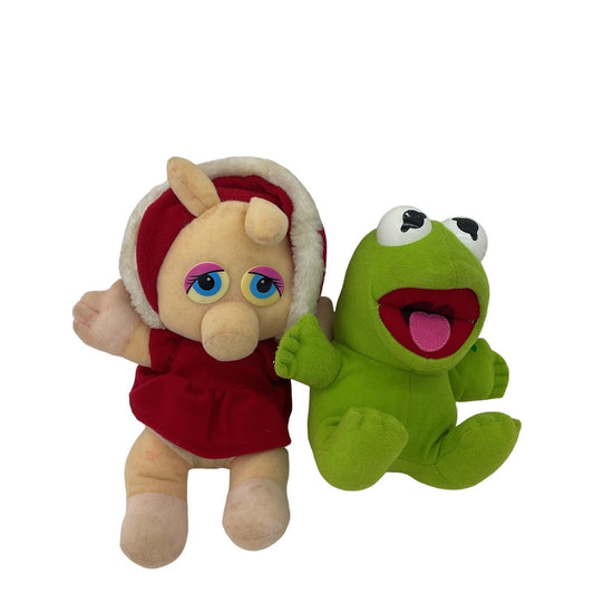 Vintage McDonalds 1980s Muppets Xmas Carol Baby Kermit Miss Piggy Plush Dolls - Warehouse Toys