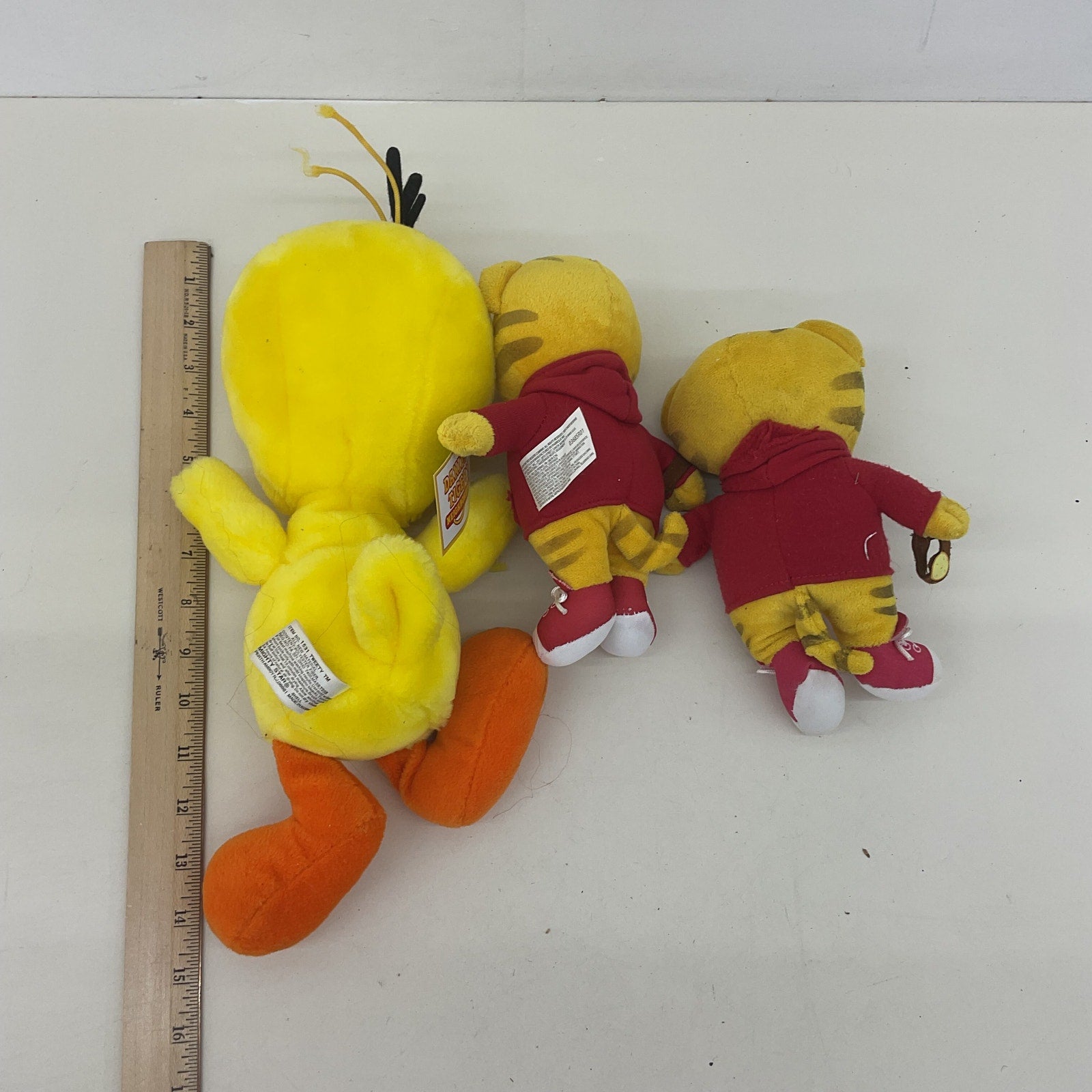 Vintage Mighty Star Looney Tunes Tweety Bird & Backyardigan Cat Plush Dolls - Warehouse Toys