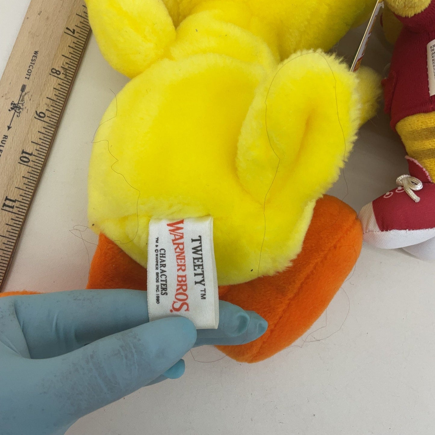 Vintage Mighty Star Looney Tunes Tweety Bird & Backyardigan Cat Plush Dolls - Warehouse Toys