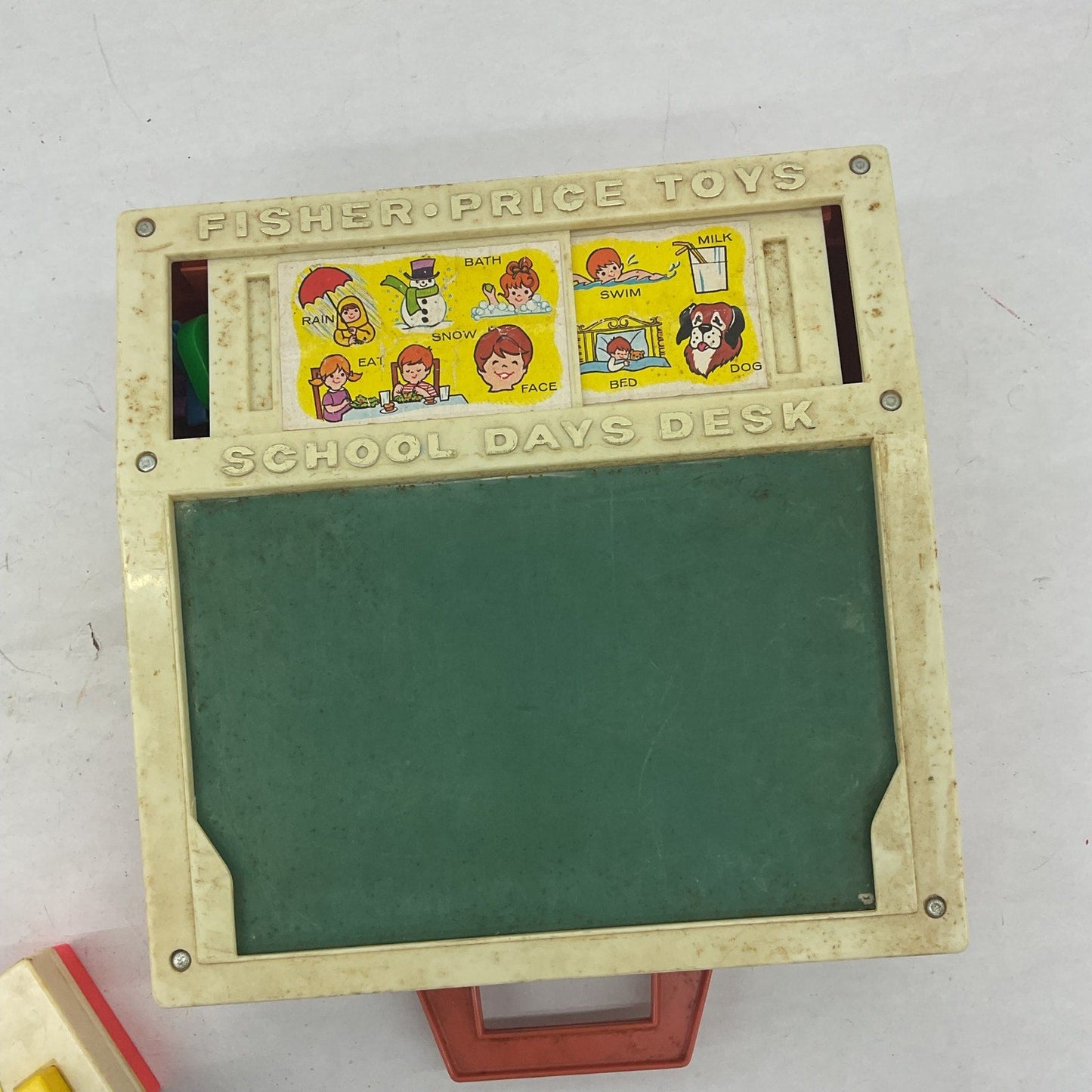 Vintage Mix LOT Classic Toys Fisher Price Diddle Diddle TV Chalkboard Camera - Warehouse Toys