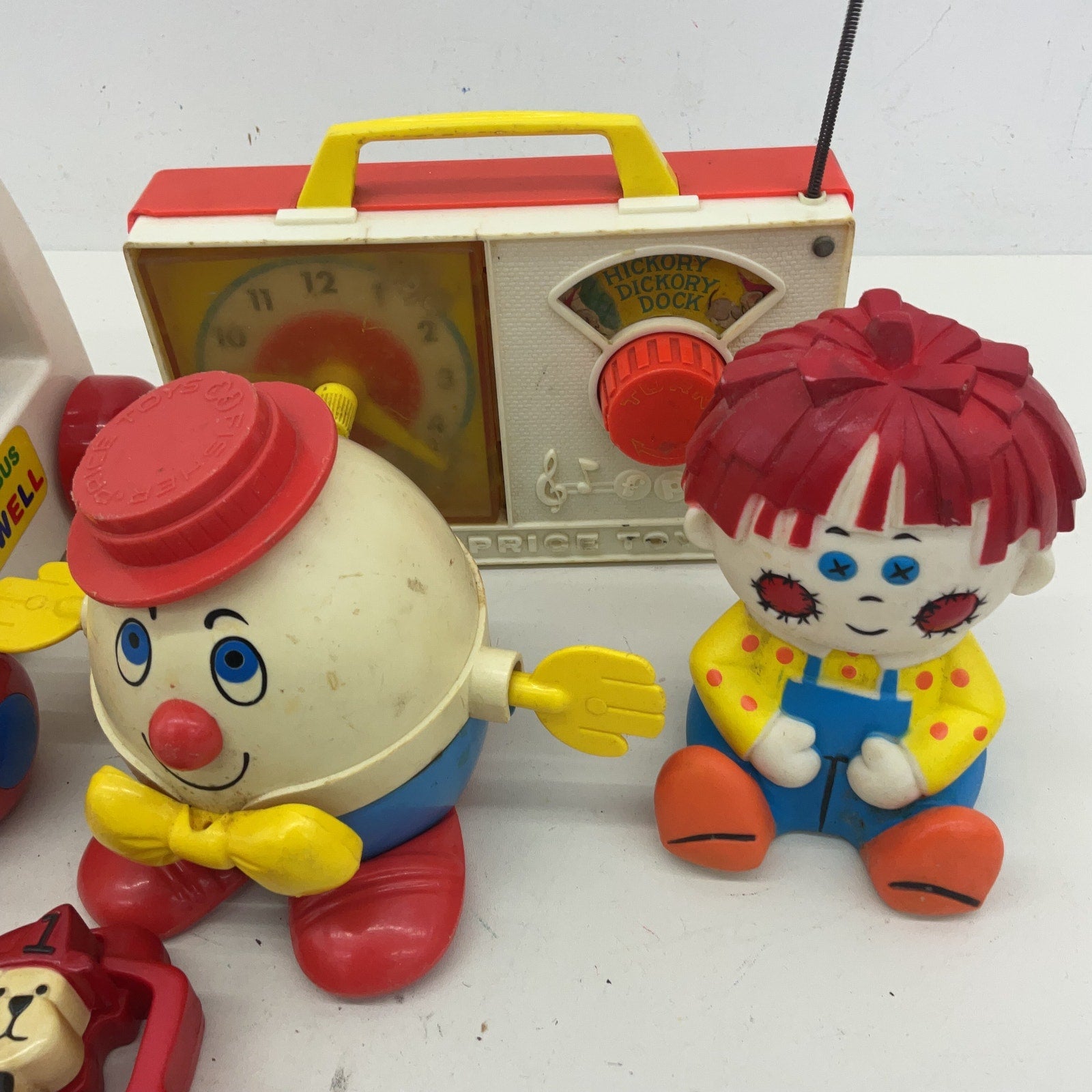 Vintage Mix Preowned LOT Classic Toys Fisher Price Clock Radio Humpty Dumpty - Warehouse Toys