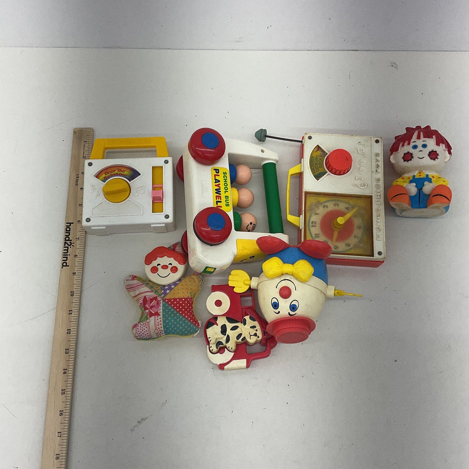 Vintage Mix Preowned LOT Classic Toys Fisher Price Clock Radio Humpty Dumpty - Warehouse Toys